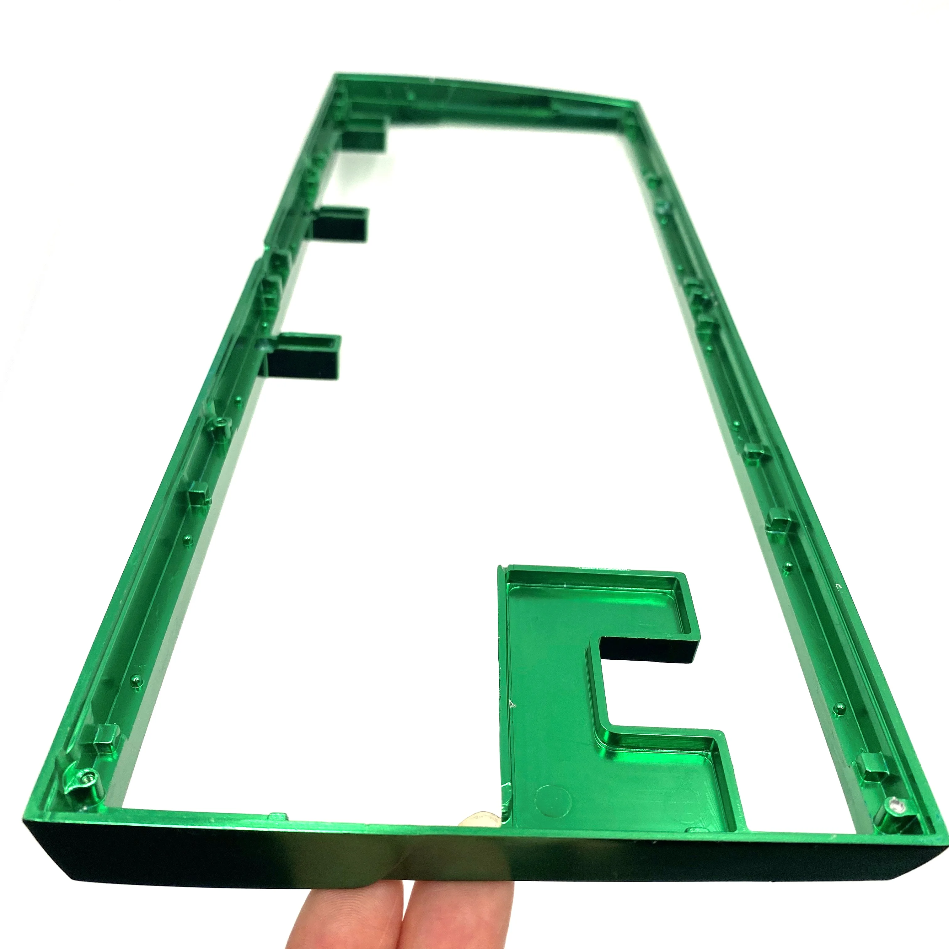 Custom CNC Keyboard Prototype Machining ISO Mounting 60% Brass Plate Diy Kit Mechanical Keyboard CNC Prototyping