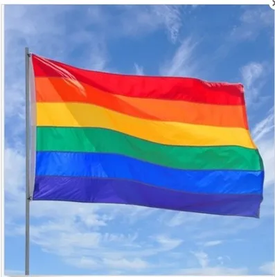 
Cheap price custom printed wind resist polyester fabric polyester printing gay pride 