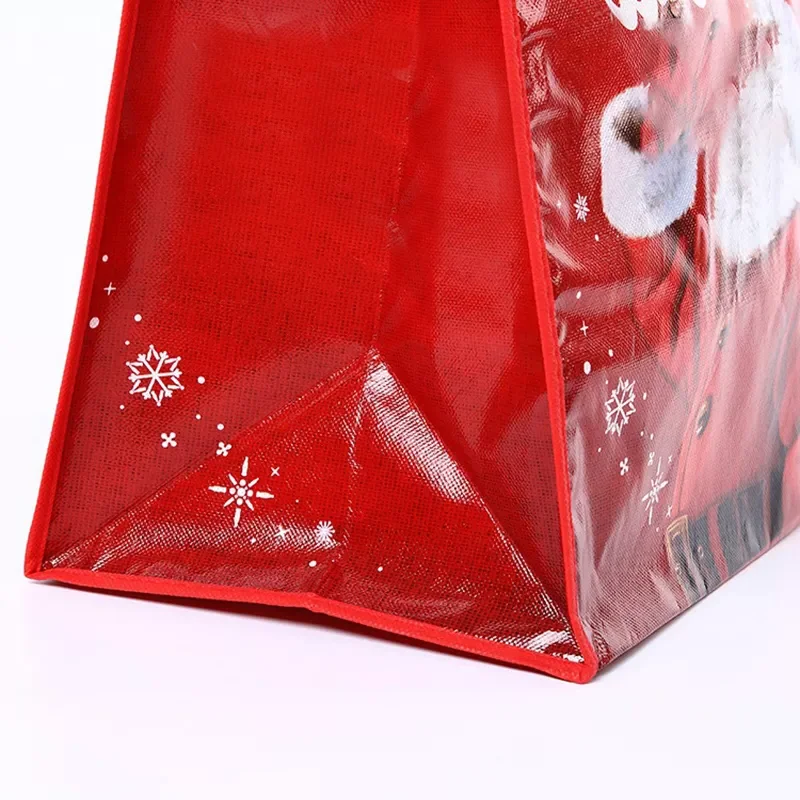 Customized Printing Extra Large Reusable Shopping Tote Bag Recyclable Laminated Pp Woven Bag