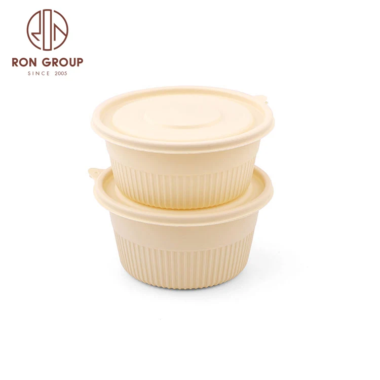 Biodegradable Eco Friendly Food Grade 3 Compartment Custom Logo Meal Corn Starch Containers packaging Disposable Lunch Box