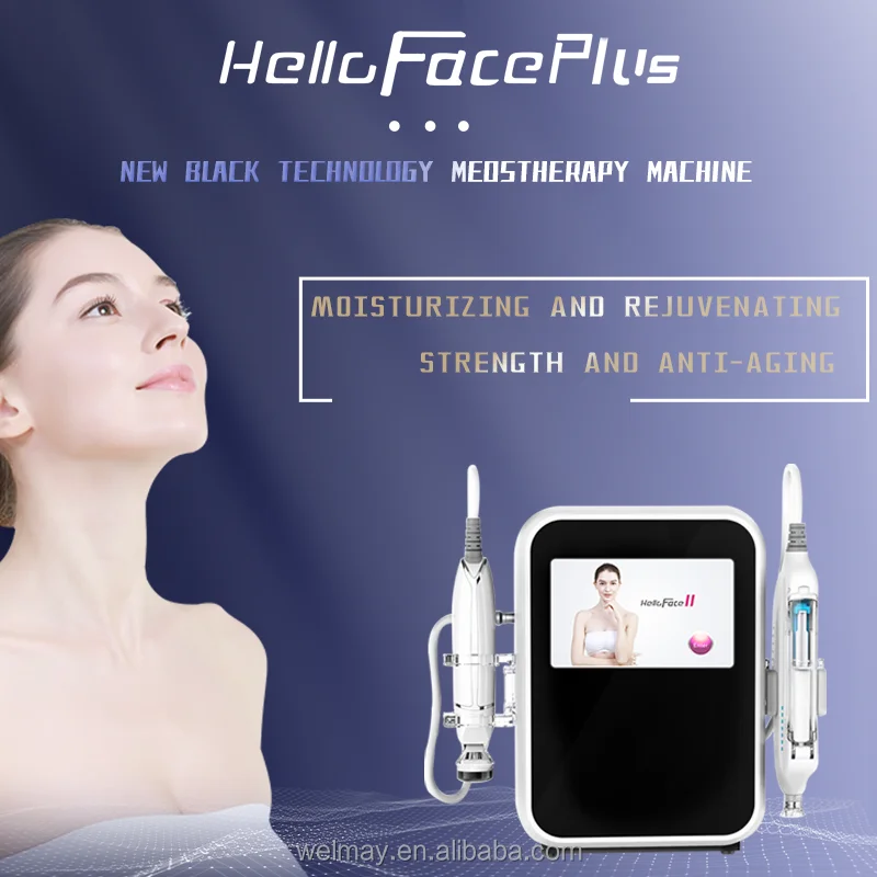 Новейший сфокусированный пистолет для мезотерапии Hello Face Welmay RF подтяжки кожи против морщин