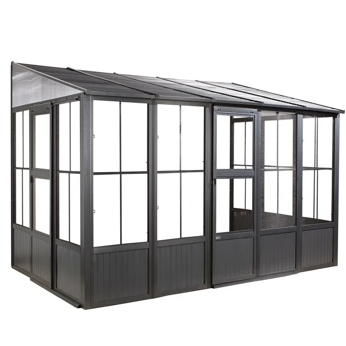 Multifunctional Aluminum Prefab Enclosed Rooms Solarium Glass House