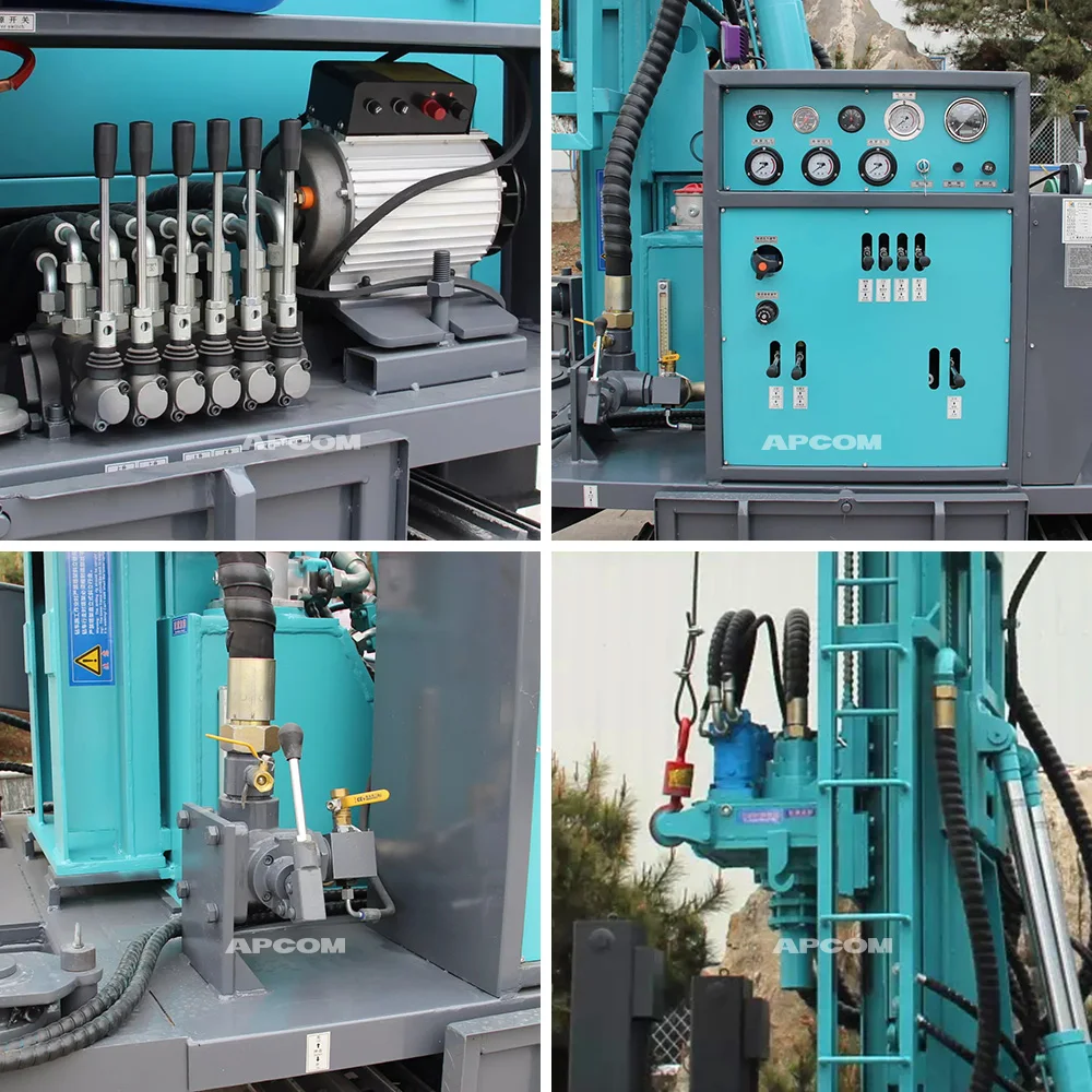 APCOM 350metre 350m Water Well Drill rigs ZG350 350 Meter m Metre Water Well drilling rig for Water Well Machine