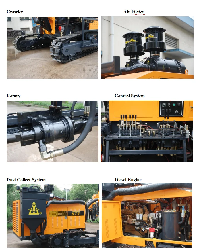 kaishan KT Series mine drill rig deep drilling machine oil drilling equipment