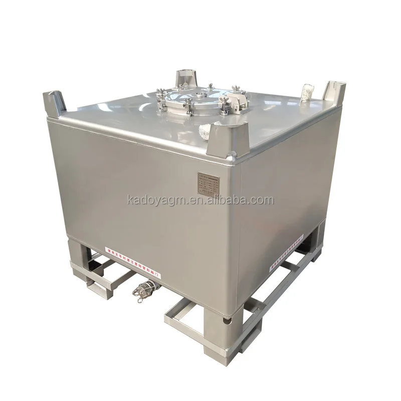 Manufacturer Chemical Raw Material Storage Tank Stainless Steel IBC Tote Tank