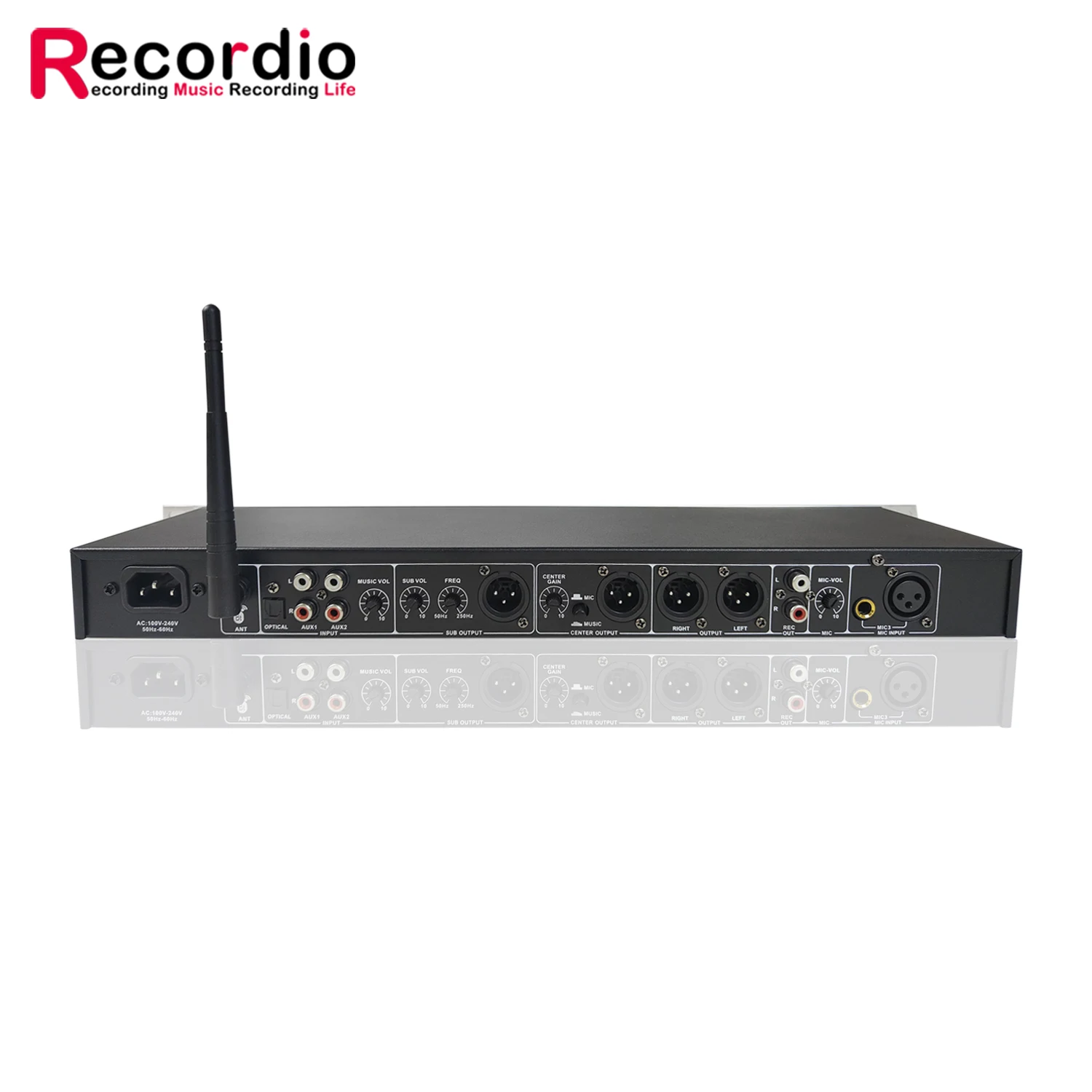 GAX-CB1000 Professional Digital Preamp Effect KTV Sound Mixer Profession Stage Performance Audio Processor