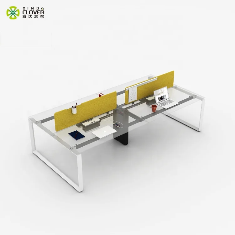 
Xinda Clover SLH Series 4 Seater Used Metal Office Furniture Modular Office Desk And Work Stations 