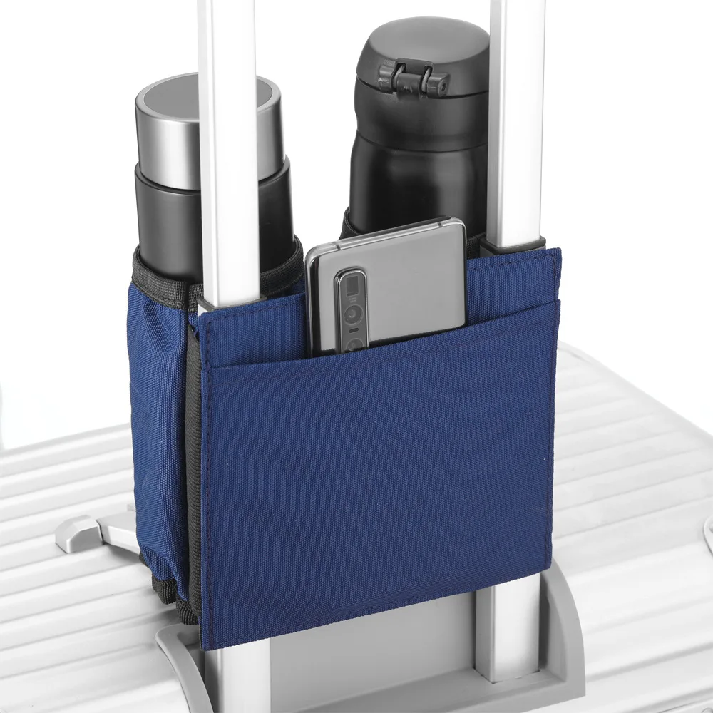Factory Wholesale Custom Luggage Cup Holder Water Cup And Passport Storage Bag Airport Milk Tea Beverage Cup Cover