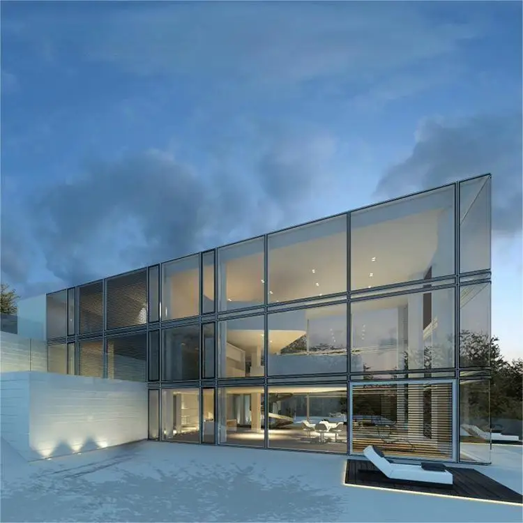 Modern High Rise Architectural Building Facade Cladding Detail Dwg Aluminium Glass Curtain Wall System