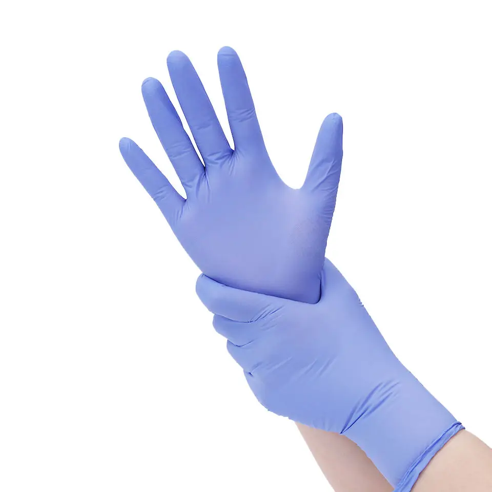 Defender Safety Nitrile Examination Gloves For Industrial Grade Chemical grade Food Grade Disposable Powder Free