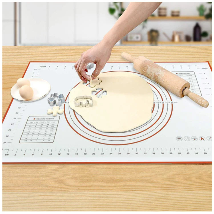 Reposteria неприлипающие Скалки для раскатки выпечки коврик De Cuisson antiadh 400X600 тесто ящика 45-60