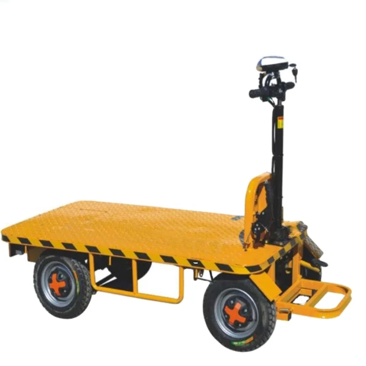 Manufacturers Supply Customized Electric Flatbed Truck Vehicle Hand Trolley Cart