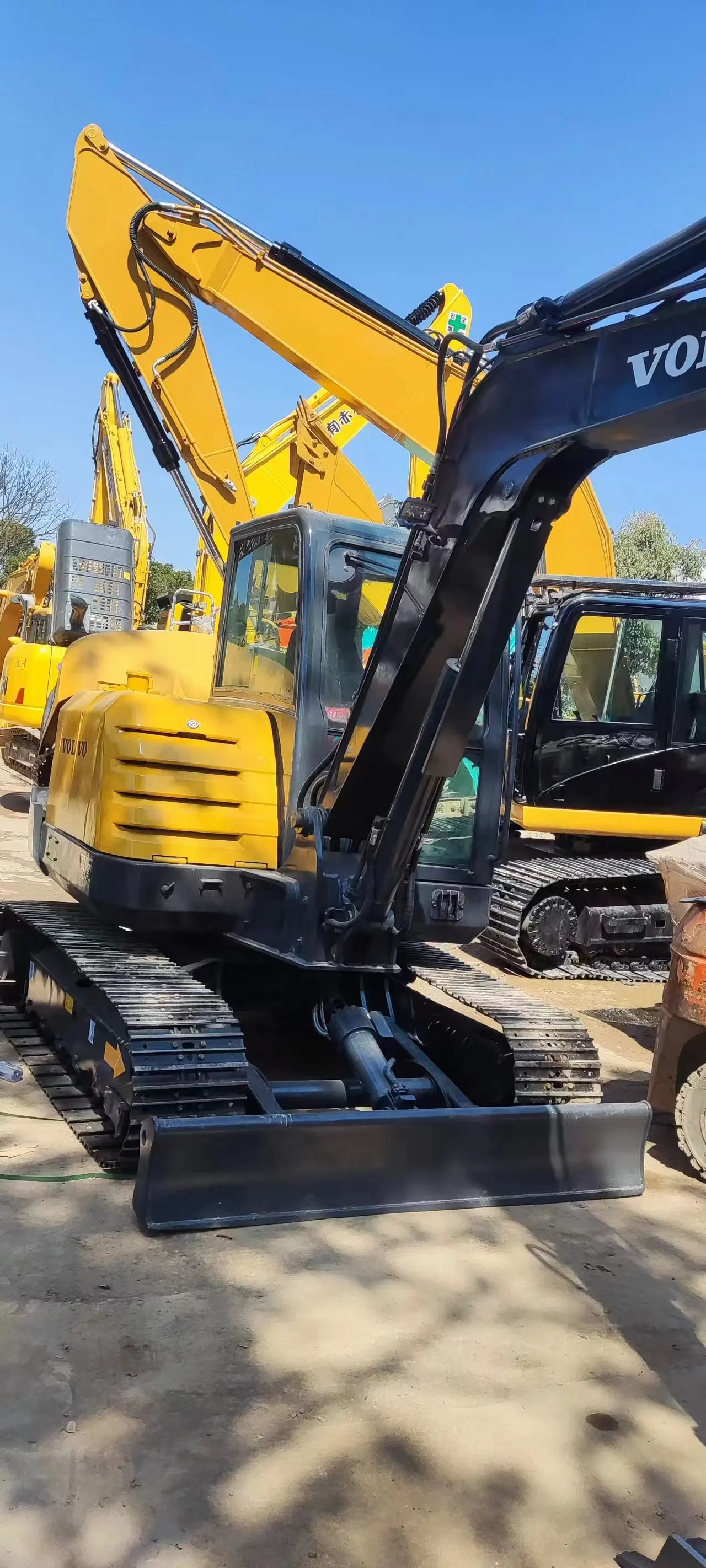 Best Sale original Volvo 60E  mini used excavator 6ton digger in excellent work condition used excavator