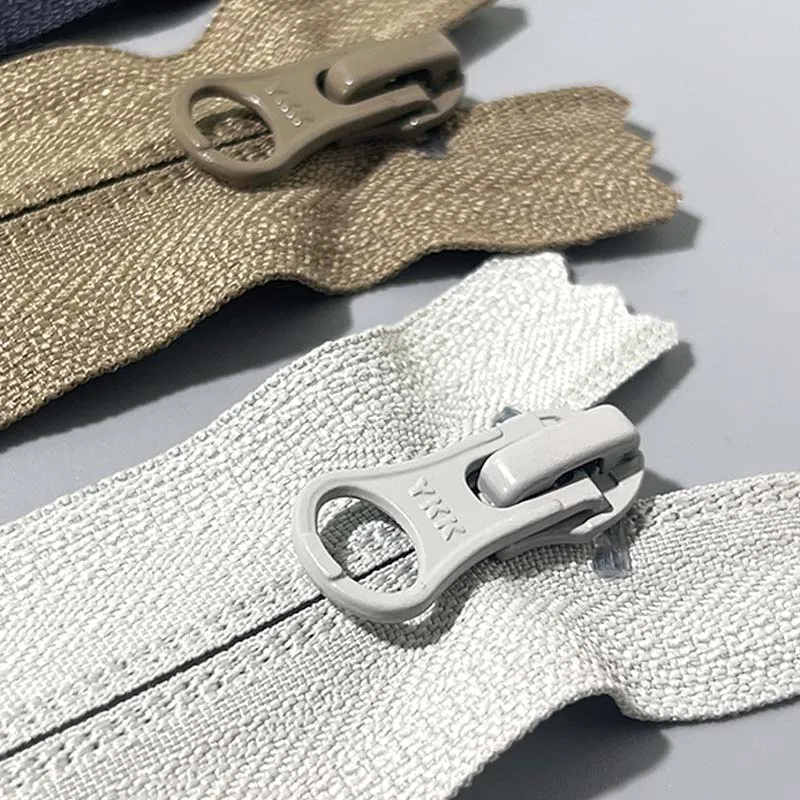 Multiple colors 3# 5# 18cm Auto Lock Closed End Nylon YKK Zipper For Clothing