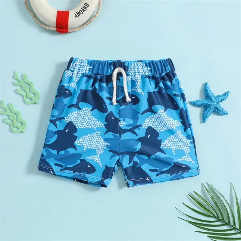 Manufactory Wholesale 2024 Fashion Kids Swimsuits Beach Shorts Children swimwear Custom Logo Kids Swimming Trunks