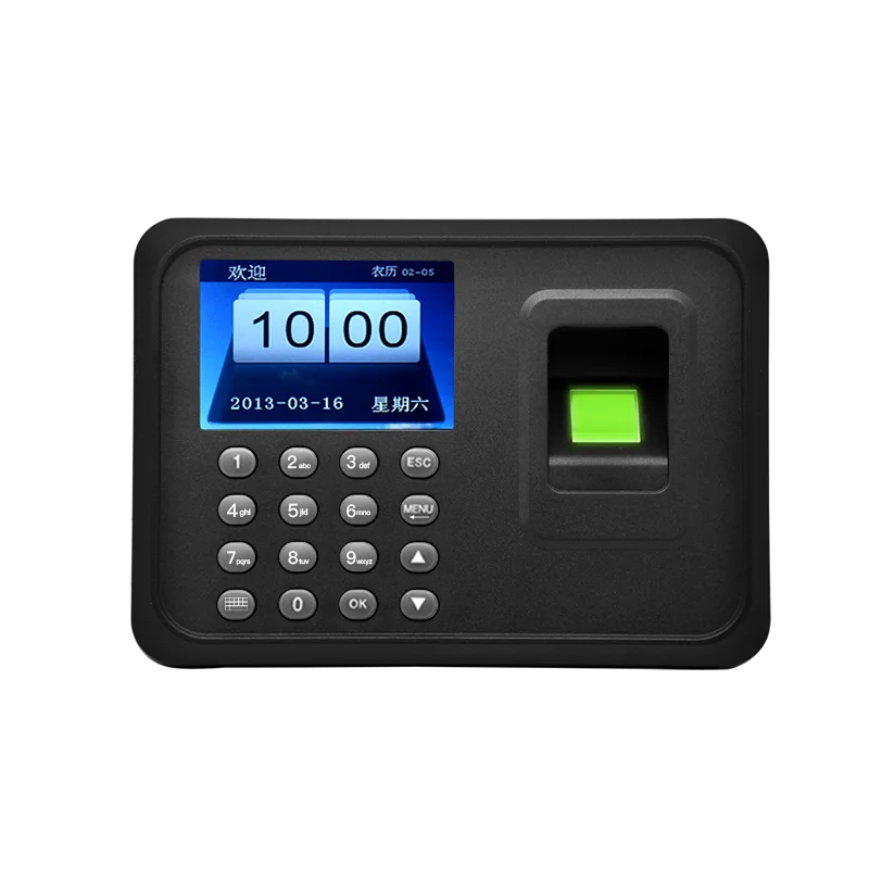 Time Attendance Machine Biometric Fingerprint recognition Scanner Time Devices Biometric Attendance System
