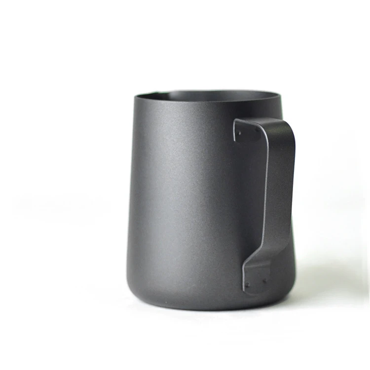 Barista Espresso Coffee Jug Set Stainless Steel Eco-Friendly600ml Milk Frothing Jug with Drinkware for Camping