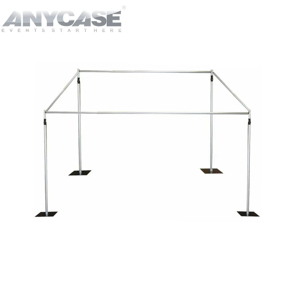 Wholesale Wedding Backdrop Pipe Kits with Two layer Drapes