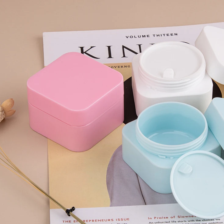 High Quality 5g-100g Body Round Frosted Face Cream Jars With PP Plastic Lids For Personal Care Packaging