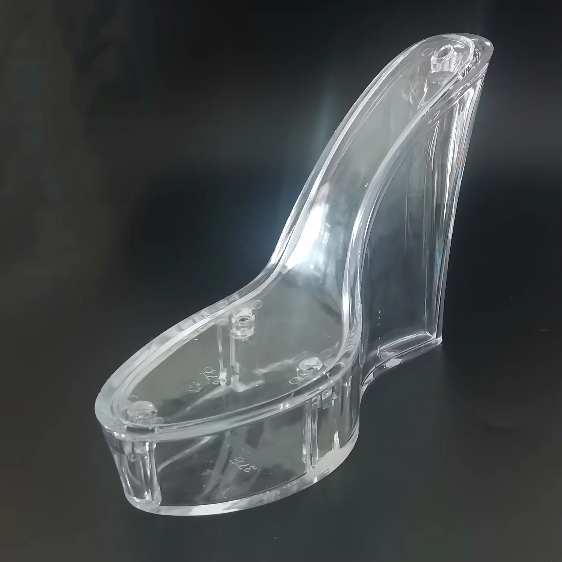 14.5cm woman high heel wedge clear sole for shoe making