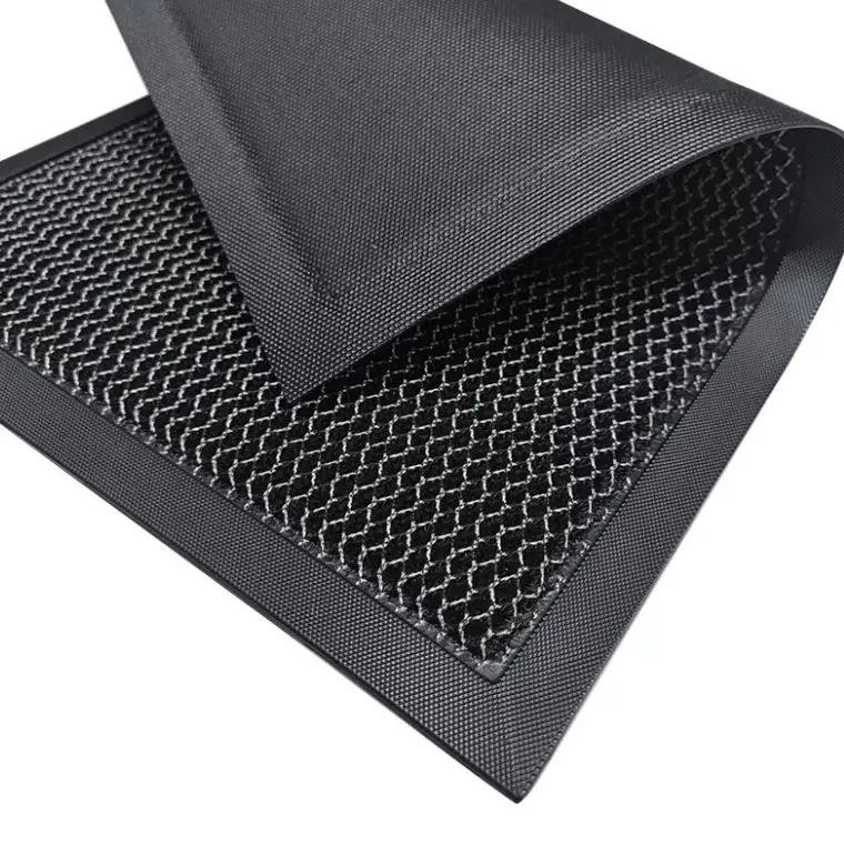 Classic Mesh Surface Multifunction Anti-slip Dirt-resistant Rubber Entrance Door Mat