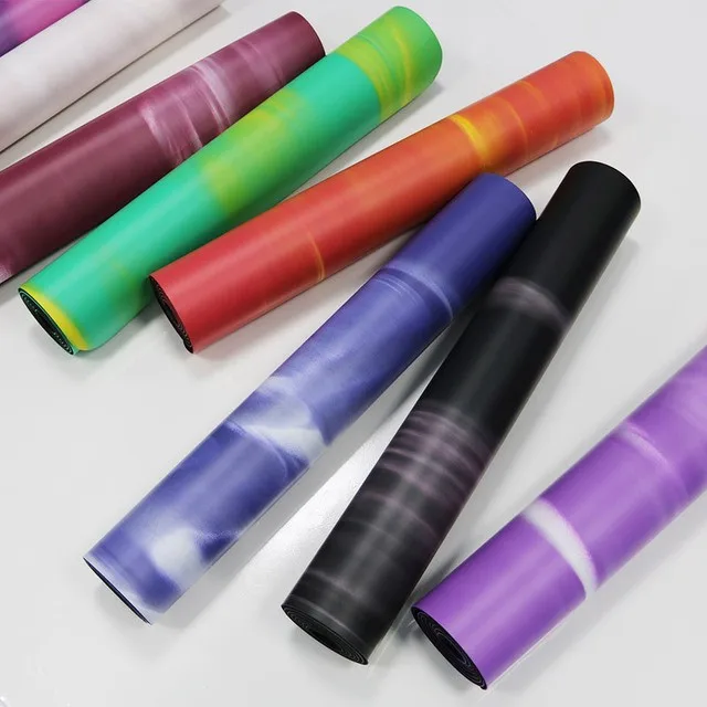 Al Yoga With Custom Organic Pu and Rubber Yoga Mat Designer Pu Mats For Exercise Yoga Mats