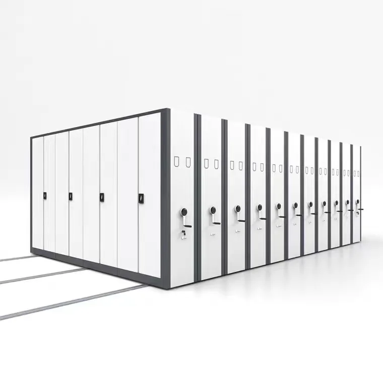 Steel Movable Mass Shelving Library Compact System Mobile High Density Archive Drawings Filing Storage Cabinet