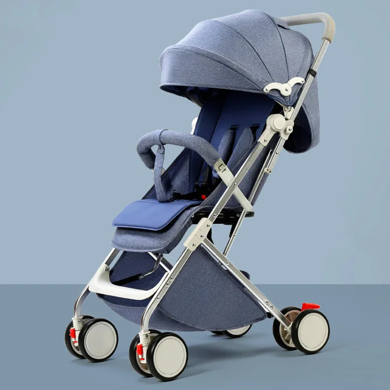 High quality baby strollers foldable luggage suitcase baby girl stroller grey red oxford lightweight stroller