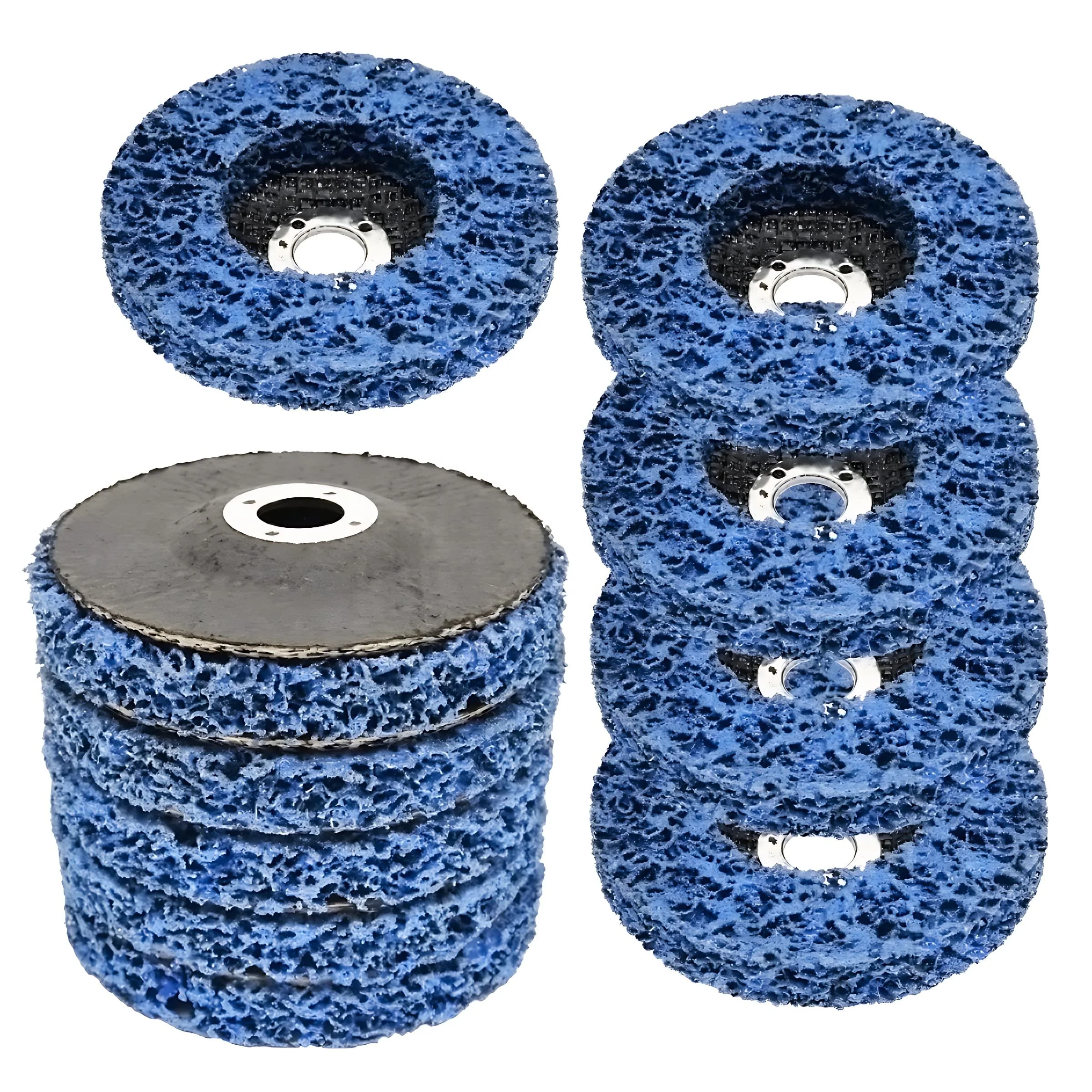 Wholesale Stripping Wheels Removing Rust Paint Cleaning Welds Quick Change Disc Blue Purple Black Clean Strip It Disc