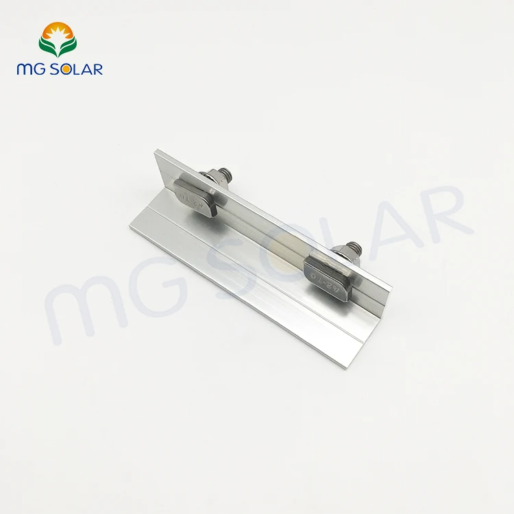 Roof Components for Solar Panel Structure Solar Rail Connecting System Chinese Factory High Quality Aluminum Rail Connector