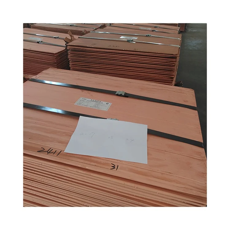 Bestseller price 99.99% electrolytic copper cathodes hot sale