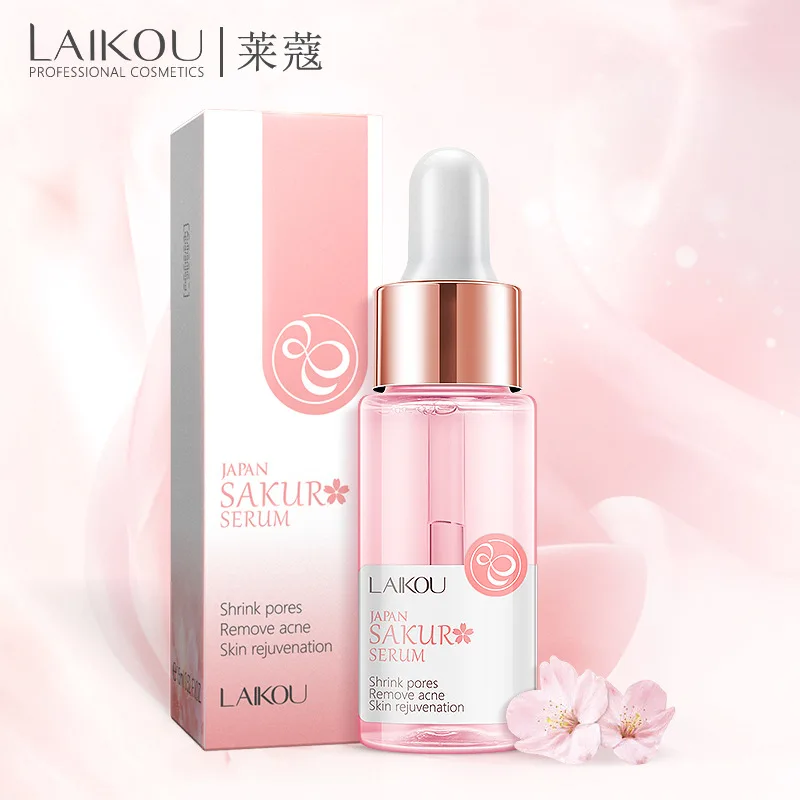 
Laikou 17ml Facial Moisturizing and Moisturizing Cherry Blossom Essence 