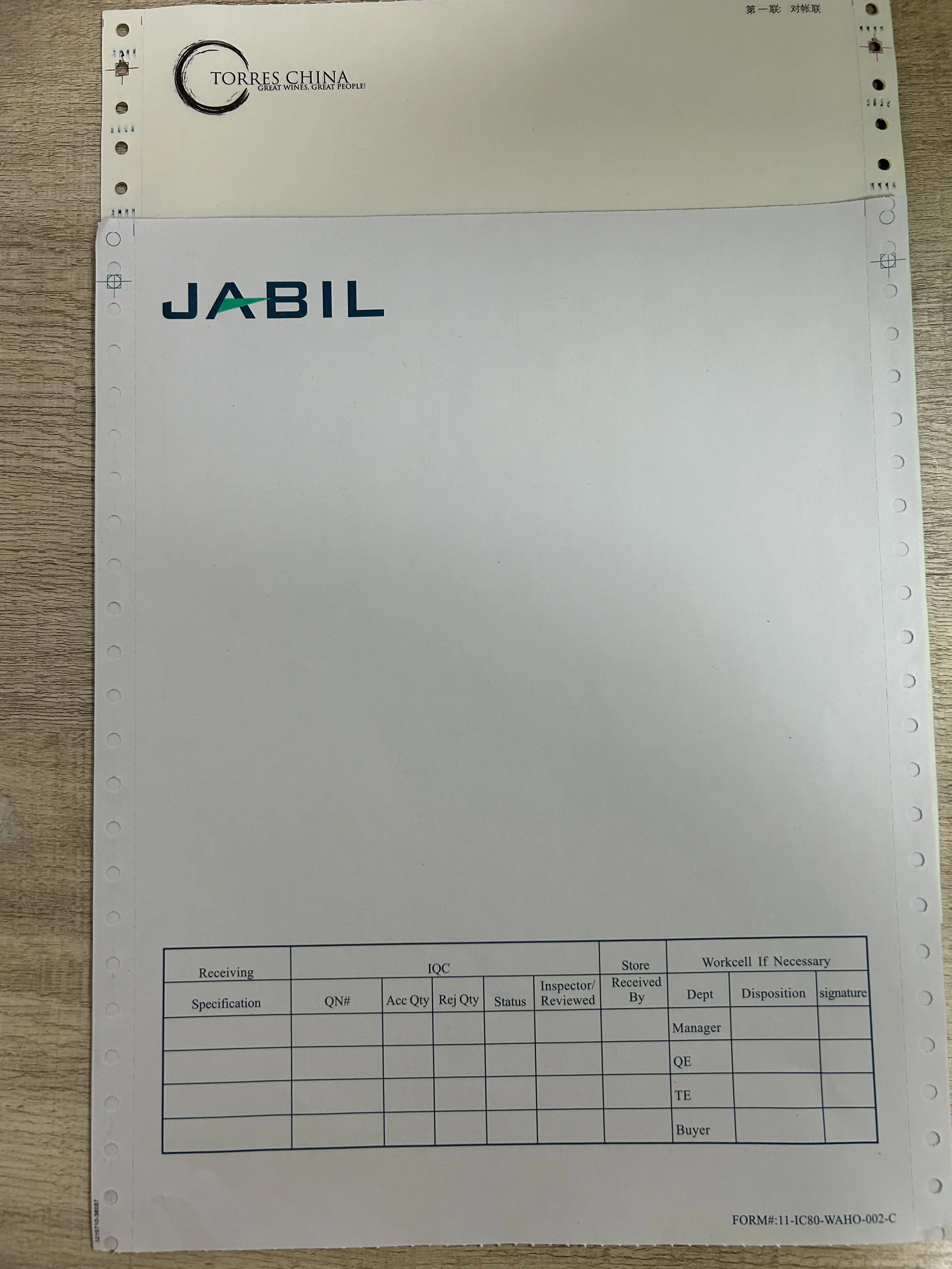 Customized Personalized Invoice Bill Cash Receipt Book Printing with Serial Numbering Duplicate  Carbonless Paper  ncr paper