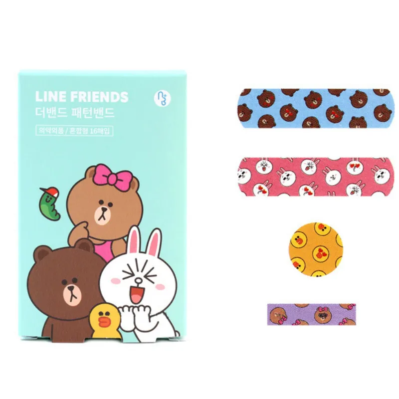 72x19mm Kids Baby Cartoon Adhesive Bandage Wound Plaster Band Aid