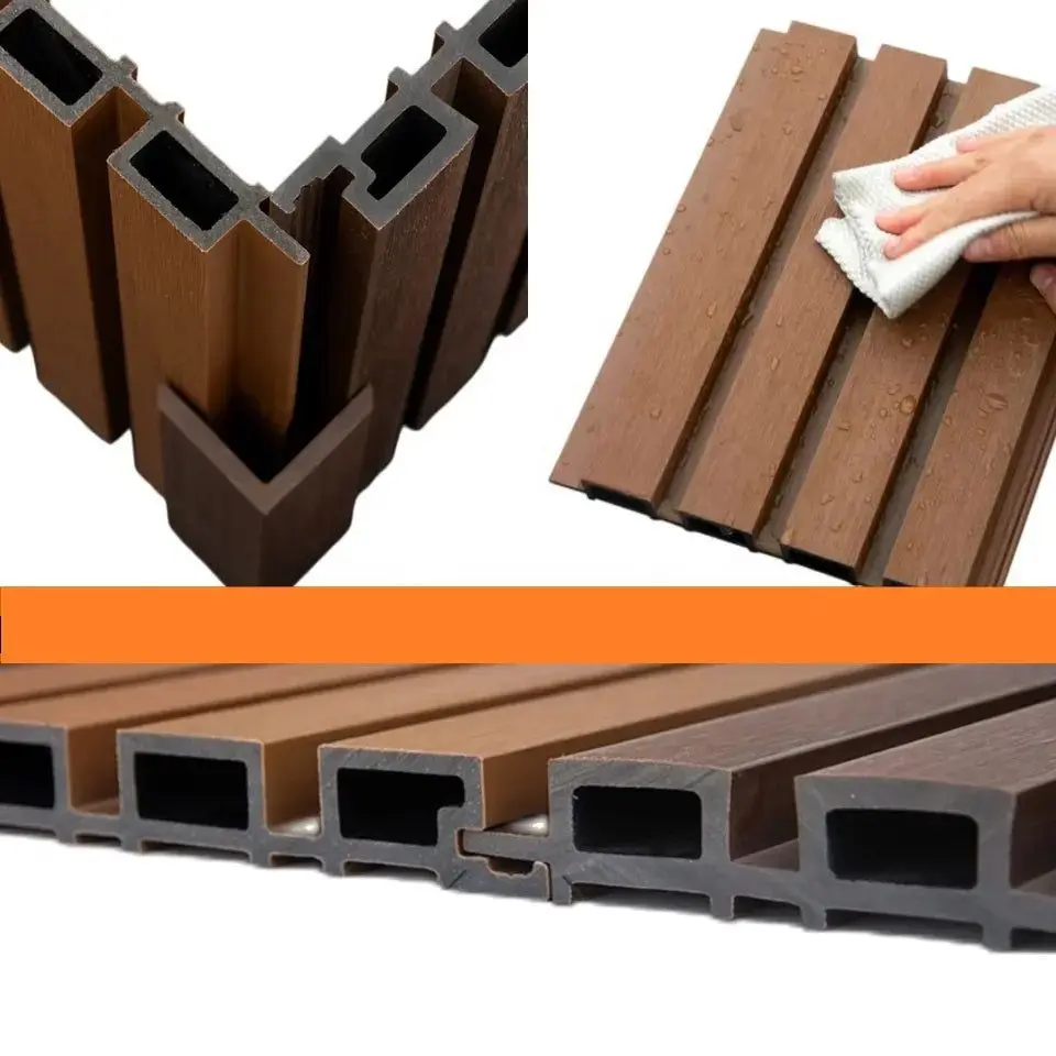 Enhanced Weather Resistance Solid WPC Outdoor Panels and Facade Wall Panels for Outdoor Use Utilizing Co-Extrusion Techniques