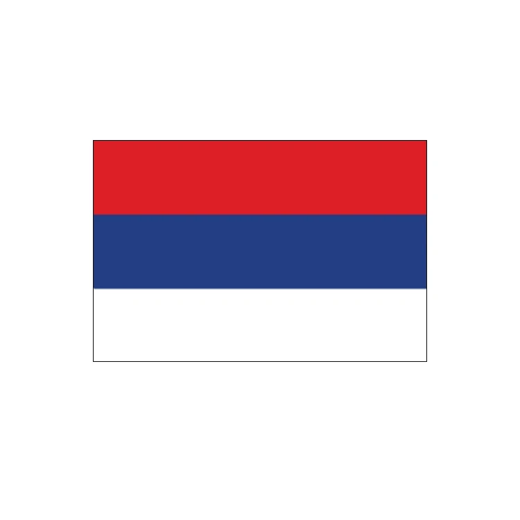 Cheap Custom Polyester 3*5 Country National Flag 90X150CM Serbia any countries flags of country double side