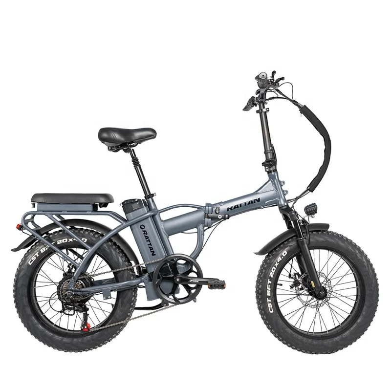 Rattan top sale fat tire ebike 48v 20inch e bike electric bicycle israel electric folding bike