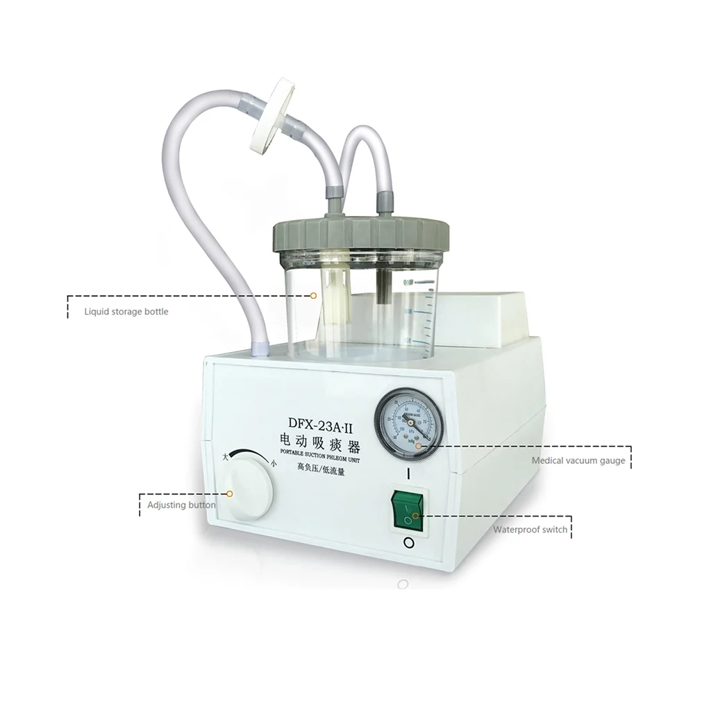 Portable suction phlegm machine, Quiet Sputumaspirator Electronic sputum aspirator apparatus Hospital home care high