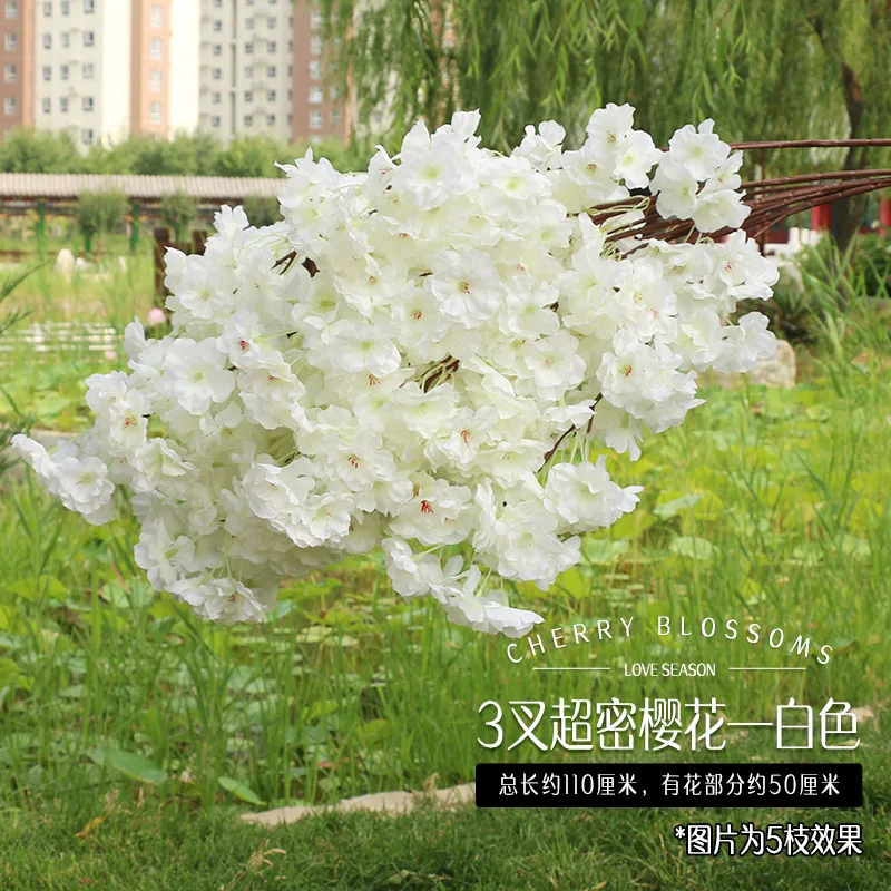 Simulation Flower Simulation Cherry Blossom Branch Cherry Blossom Branch Wedding Decoration Cherry Blossoms
