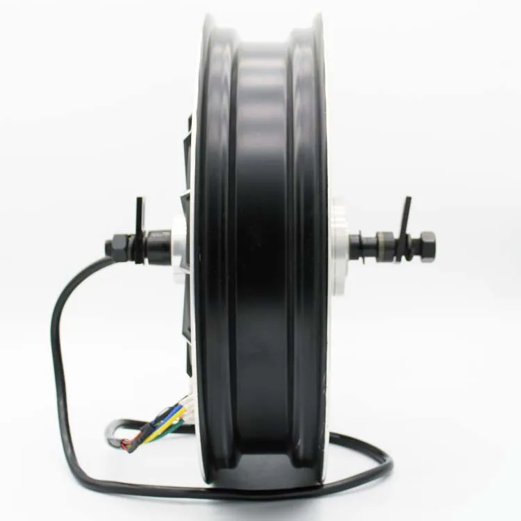 16 inch 72v 2000w Electric Motorcycle Motor Wheel Hub Motor for sale