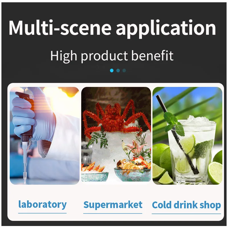 
small ice maker machine block countertop nugget ice maker 30kg/24h ice cube machine industrial for home 