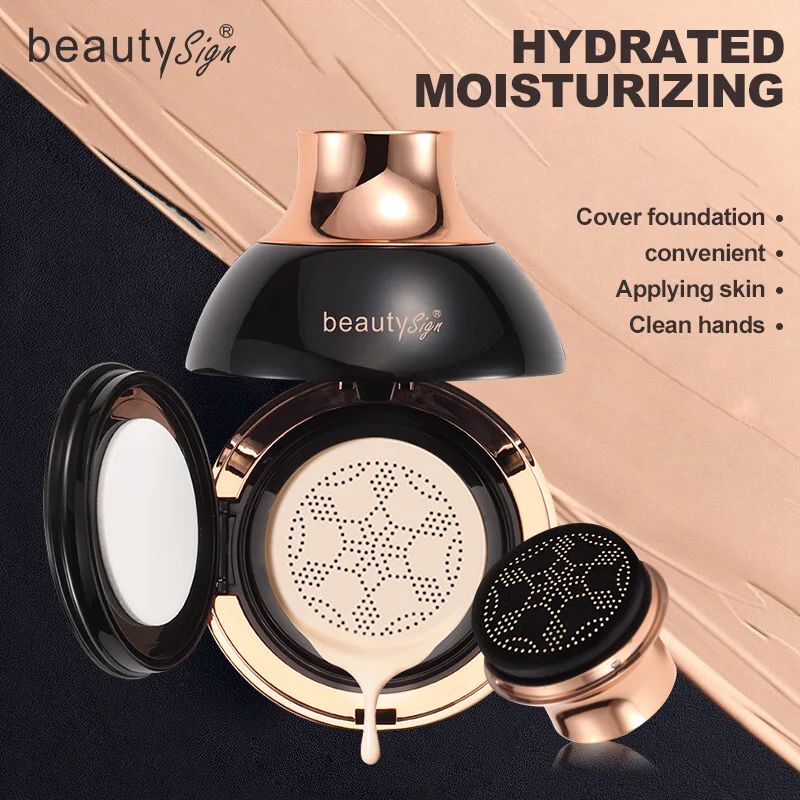 Custom Wholesale Makeup Essence Cushion Foundation Moisturizing Lightweight Concealer Long Lasting BB & CC Cream For Face Makeup