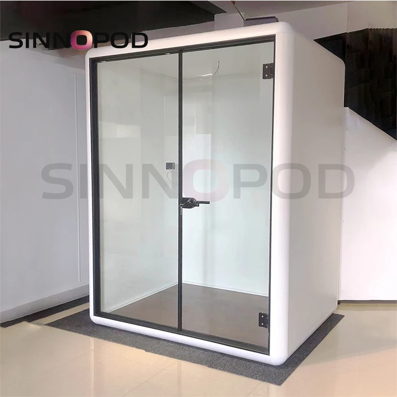 New Design Movable Acoustic Soundproof Office Phone Booth Silence Office Meeting Room Pod Studio Pod Sound Booth