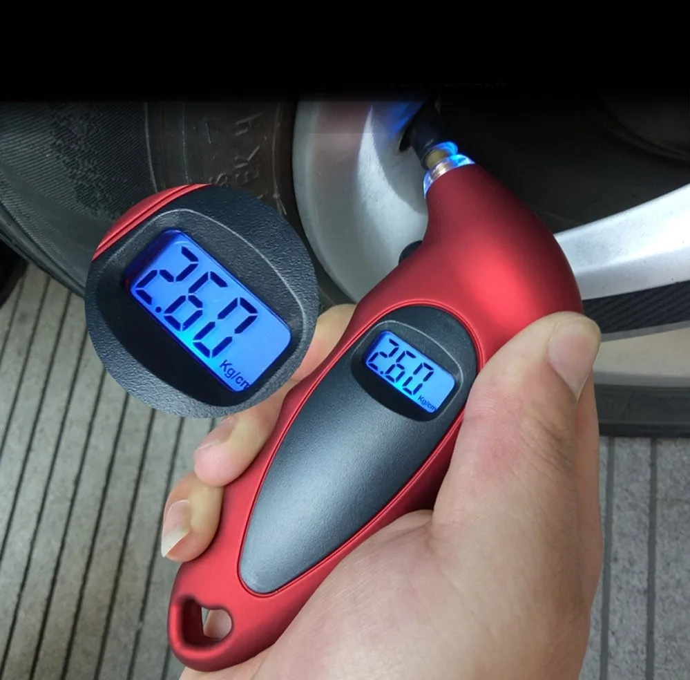 Wholesale Air Pressure Gauge Tire Gauge Portable Mini Tyre Pressure Gauge Digital