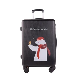 Wholesale Custom Printed 20 inch Kinder Koffer Vintage Suitcase For Women