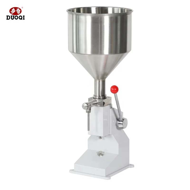 DUOQI A-03 manual type paste and liquid both filling machine for honey toothpaste juice gel shampoo hand washing filling