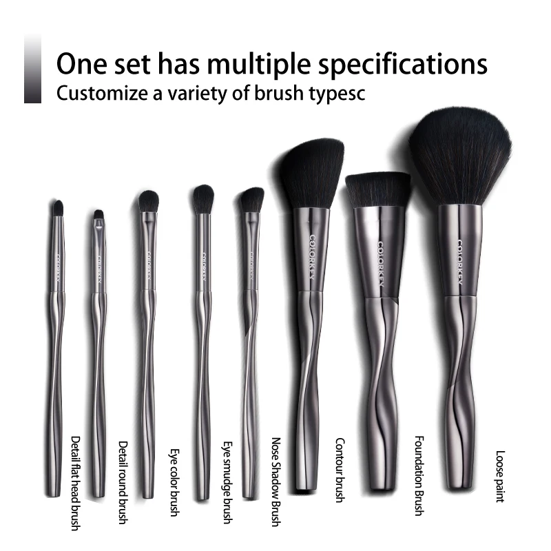Colorkey уникальный модный косметический макияж 8 шт набор кистей частная