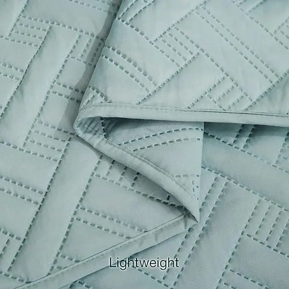 Легкие покрывала из микрофибры с узором в виде корзины для всесезонного мятно-зеленого мягкого летнего покрывала с 2 подушками