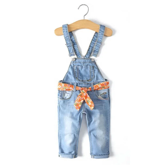 
Kids Jeans Girls Denim Overalls Child Jeans Pants Casual Fashion Children Overall Jeans jumpsuit 