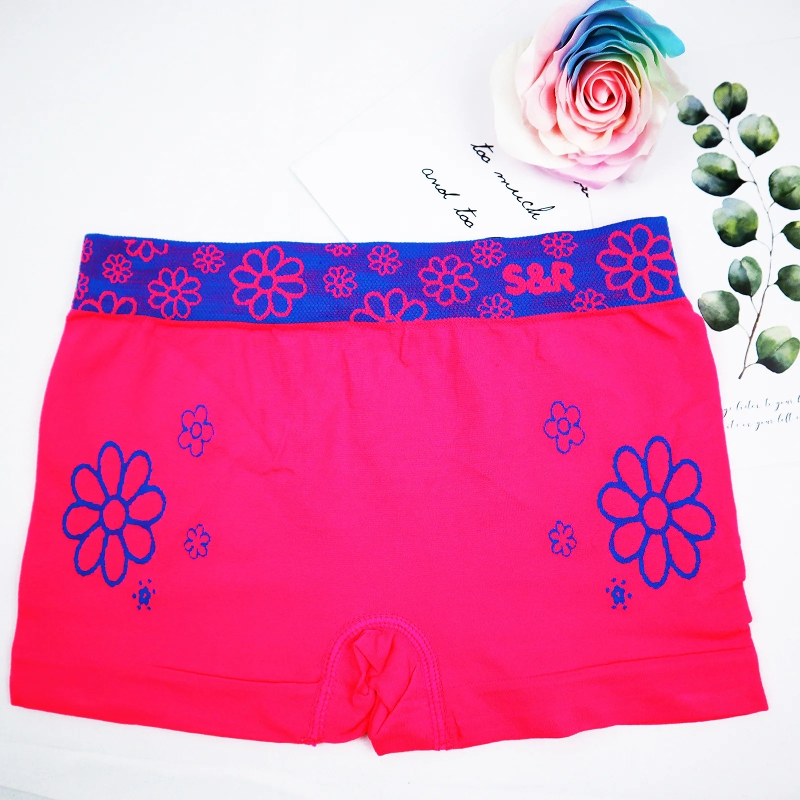 Fancy teen boxer Customized soft young girls polyester boxer